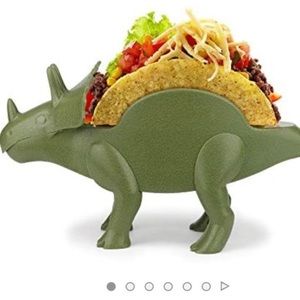 TriceraTaco Green Dinosaur Taco Holder